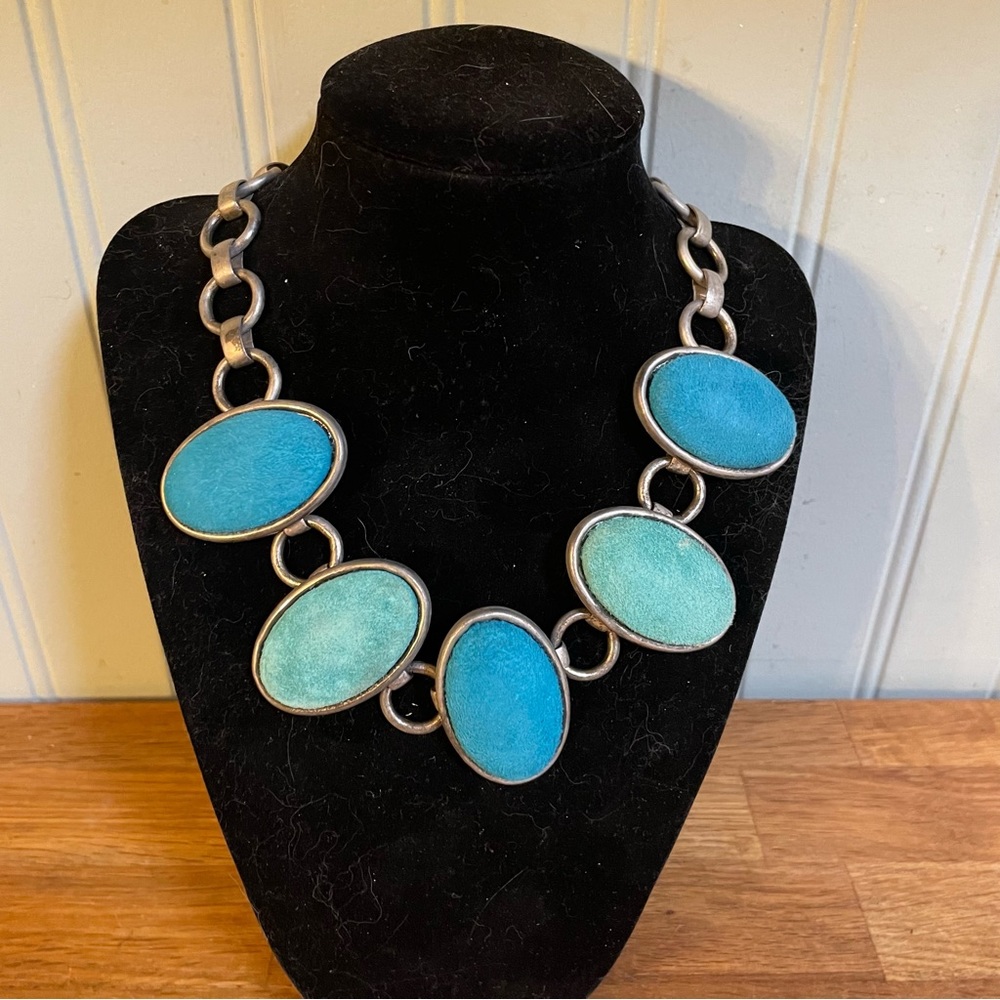 Suede Statement Necklace